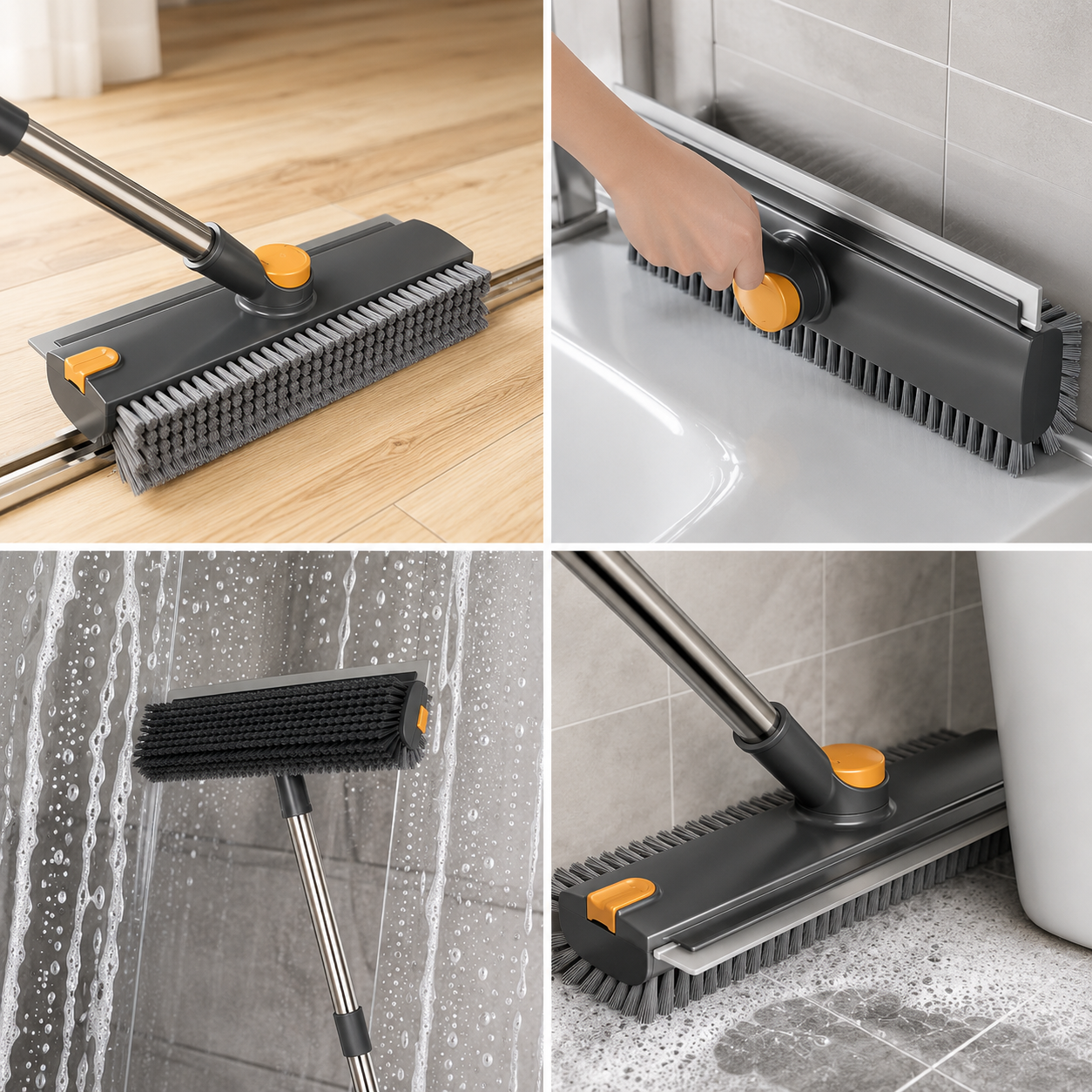 Scrub Hero™ No-Kneel Scrub Brush