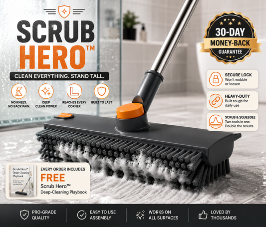 Scrub Hero™ No-Kneel Scrub Brush