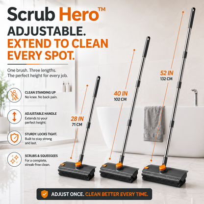 Scrub Hero™ No-Kneel Scrub Brush